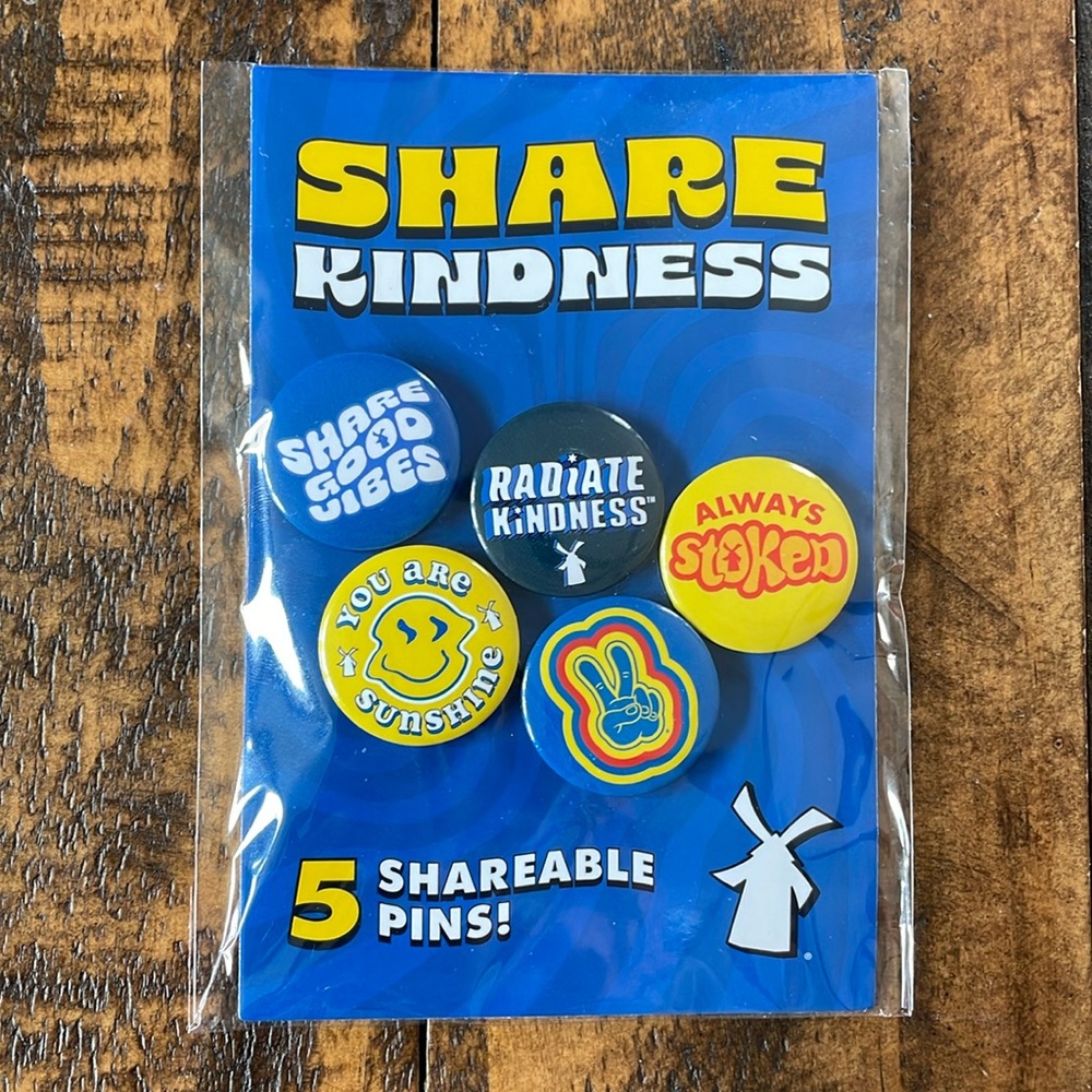Set of 5 Dutch Bros Pins